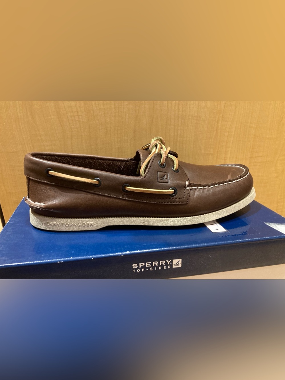 NWT Sperry Top-Sider Authentic Original Brown Boat Shoes Men’s 9.5